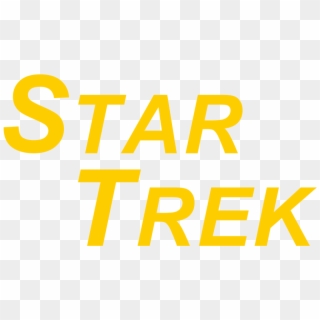 Star Trek Text Logo - Tan Clipart