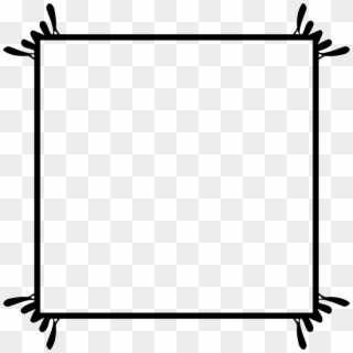 White Square Frame Transparent Clipart Free Download - Png Download