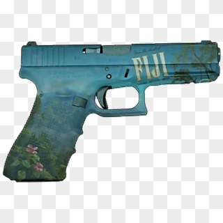 Vaporwave Aesthetic Gun Weapon Fiji - Glock Transparent Clipart