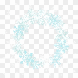 Snowflake Border Frame Png Clipart