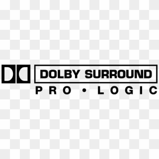 Dolby Surround Pro Logic Logo Transparent Vector Freebie - Dolby Digital Clipart