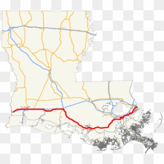 Map Of Louisiana And Mississippi Best Of U S Route - Rigolets Located On A Louisiana Map Clipart