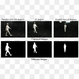 A Consists Of Sequential 3d Models Of Forty Two Walking - Shadow Clipart