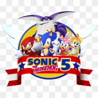 Sonic, Tails, Knuckles, Amy Photo - Sonic The Hedgehog 4 Episode 1 Logo Clipart