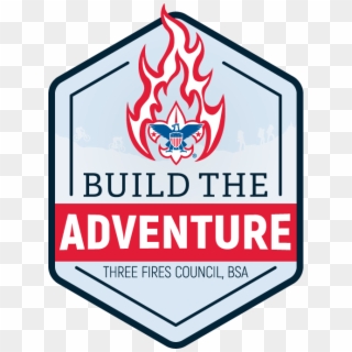 Build The Adventure Three Fires Council, Bsa - Boy Scouts Of America Clipart