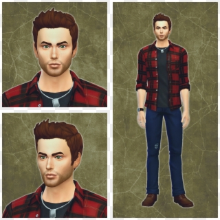 157c8w6 - Dean Winchester The Sims 3 Clipart
