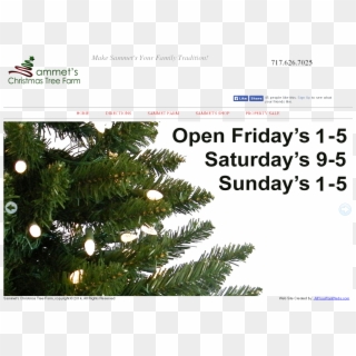 Website History - Christmas Tree Clipart