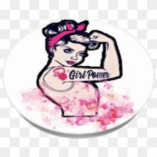Girl Power, Popsockets - Cartoon Clipart