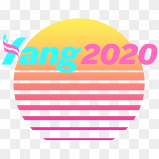 Vaporwave Yang Logo Imgur Png Vaporwave Logo Png - Yang 2020 Vaporwave Clipart