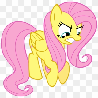 Uploaded - Mlp Fluttershy Angry Vector Clipart