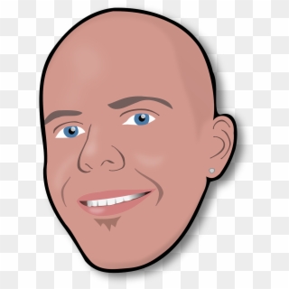 Bald Head Man Bald Avatar Head Png Image - Smile Man Vector Clipart