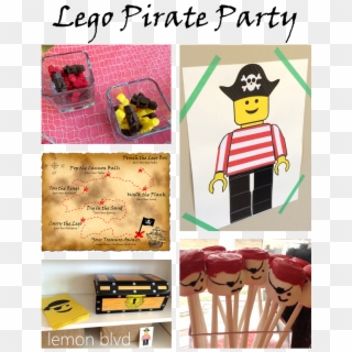 Captain J's Lego Pirate Party - Cartoon Clipart