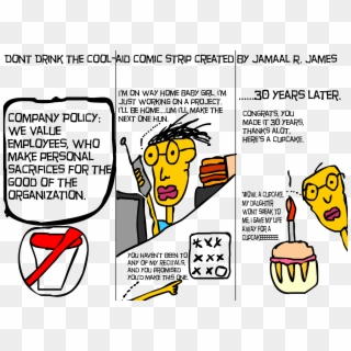 Don't Drink The Cool-aid Comic Strip Created By Jamaal - Cartoon Clipart