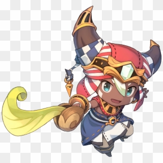 Explorer Drawing Character Art - Ever Oasis Main Character Clipart