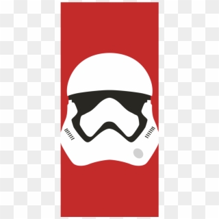First Order Stormtrooper Helmet Vector Clipart