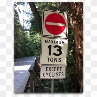 Vancouver Heavy Cyclists - Traffic Sign Clipart