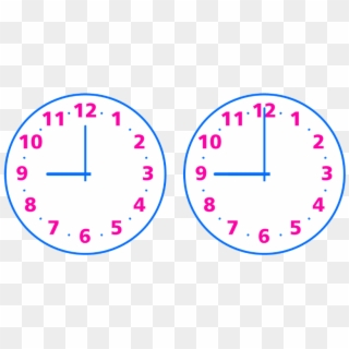 Xod Clock Longer Handles 01 51604c5 - Circle Clipart