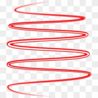 #neon #red #swirl #neonspiral #spiral #neonswirl #line - Fios De Luz Para Photoscape Clipart