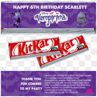 Vampirina Kitkat Wrappers - Peppa Pig Kit Kat Wrapper Clipart