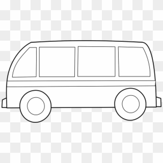 Bus Van Vw Free Vector Graphic On - Gambar Van Kartun Hitam Putih Clipart