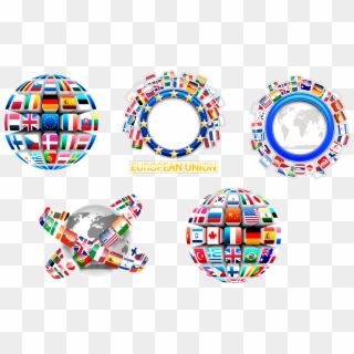 World Flags - One God One World Clipart