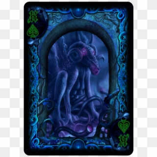 King Of Spades From "cthulhu - Playing Card Clipart