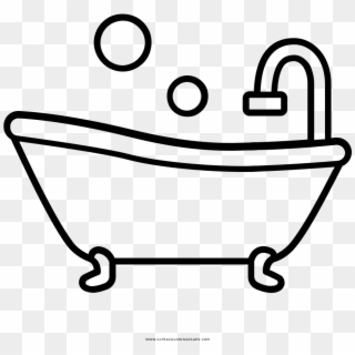 Outstanding Tub Coloring Page A Ordable Bathtub Fun - Line Art Clipart