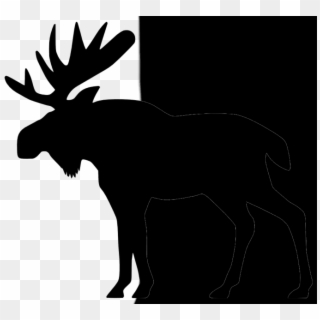 I Will Make Photos To Png - Moose Stencil Clipart