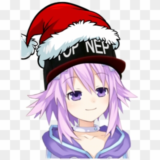 Smug Anime Girl Png Transparent Background - Hyperdimension Neptunia Neptune Hat Clipart