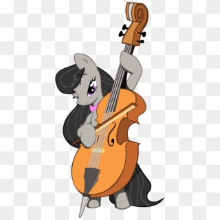 Cello, Octavia Melody, Playing, Safe, Simple Background, - Illustration Clipart