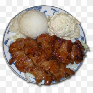 Bbq Food Plates Png - Steamed Rice Clipart
