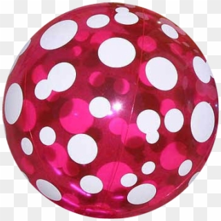 #ball #dots #beachball #circle #aethestic - Polka Dot Beach Ball Clipart