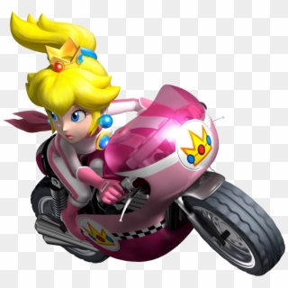 Randome Clipart Mario Kart - Mario Kart Wii Peach Bike - Png Download