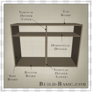 Build A Diy Sidaeboard Cabinet - Cabinet With Dividers Plans Clipart