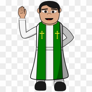 Pastor Priest Christian Cartoon Png Image - Priest Clipart Transparent Png