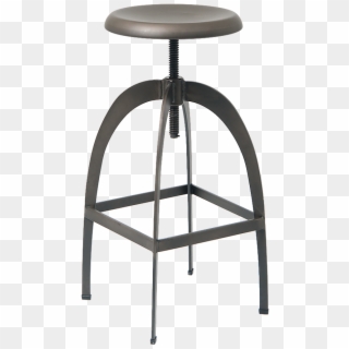 Indoor Industrial Steel Bar Stool With Archway Legs - Bar Stool Clipart