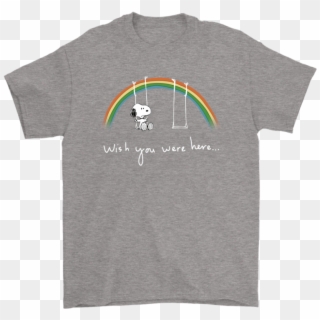 Wish You Were Here Pink Floyd X Snoopy Shirts-snoopy - Gamer Shirt No Background Clipart