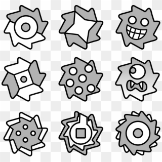 My 27 Geometry Dash Icons For All Geometry Dash Fans - Geometry Dash Fan Made Icons Clipart