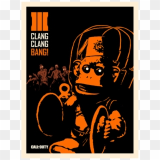 Limited Edition Monkey Bomb Art Print - Poster Clipart