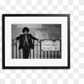 Jimi Hendrix On Montagu Place, London, 1967 Sonic Editions - Jimi Hendrix Montagu Square Clipart