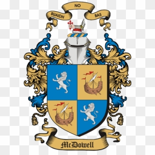 Mcdowell Family Coat Of Arms - Mcdowell Family Crest Ireland Clipart