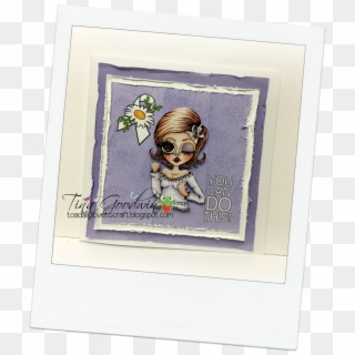 This Card Is Featuring A Stamp From Ady Almanza's Etsy - Picture Frame Clipart