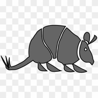 Armadillo Nocturnal Mamal Png Image - Dead Armadillo Clip Art Transparent Png