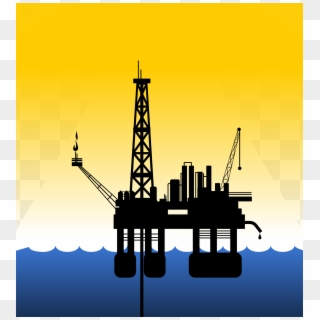 Oil Platform Drilling Rig Petroleum Oil Well Augers - Offshore Oil Rig Clipart - Png Download