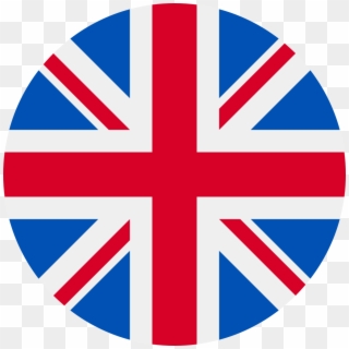 United-kingdom Flag Icon Round - United Kingdom Flag Png Icon Clipart