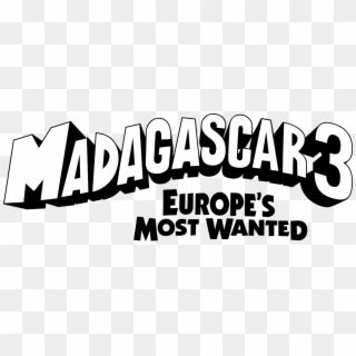 Madagascar 3 Europe's Most Wanted Logo Clipart