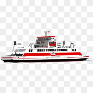 Ferry Boat Sea Ship Red - Ferry Transparent Background Clipart
