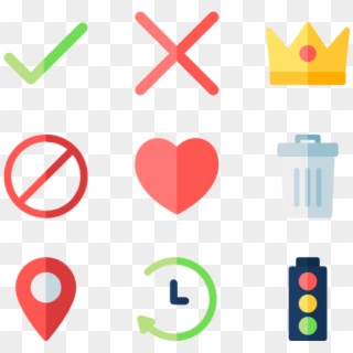 Accept And Cancel Icon Clipart