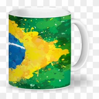 Caneca Bandeira Do Brasil De Incantiana - Mug Clipart