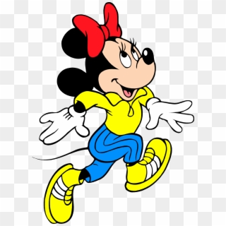 Com O Fundo Transparente - Mickey And Minnie Running Clipart